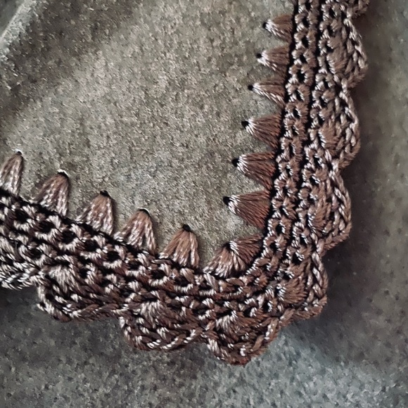 Brown Suede Button Up - Picture 5 of 7